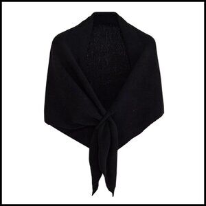 Wool Cashmere Knit Shawl Wrap Elegant Evening Wedding Cape Shoulder Top